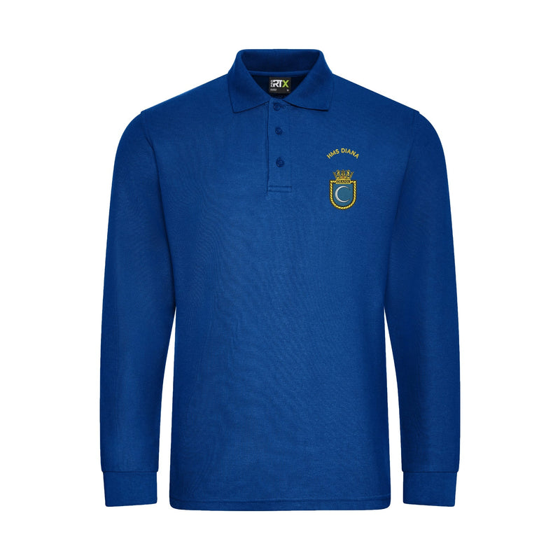 HMS Diana Long Sleeve Polo Shirt