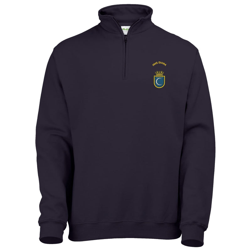 HMS Diana Quarter Zip Sweatshirt