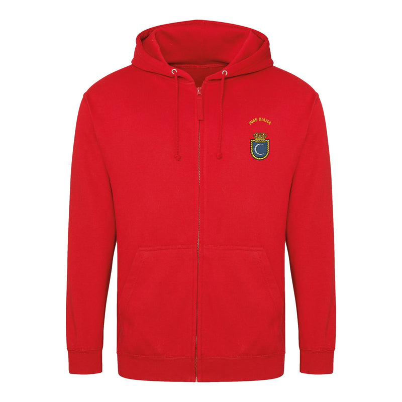 HMS Diana Zipped Hoodie