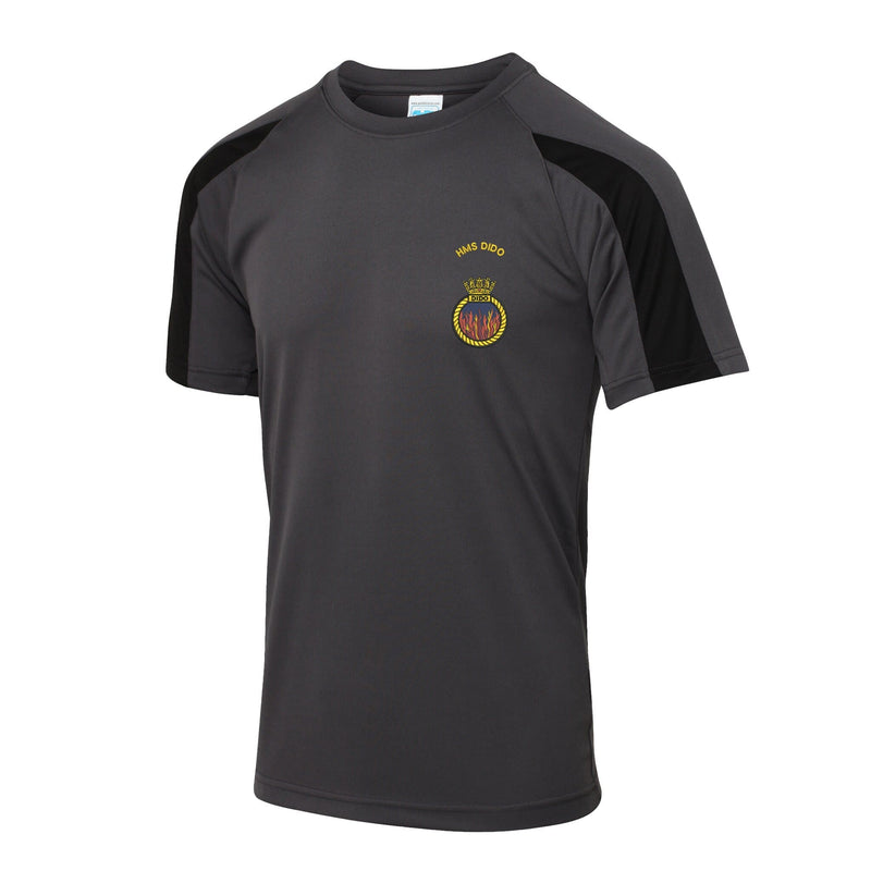HMS Dido Contrast Polyester T-Shirt