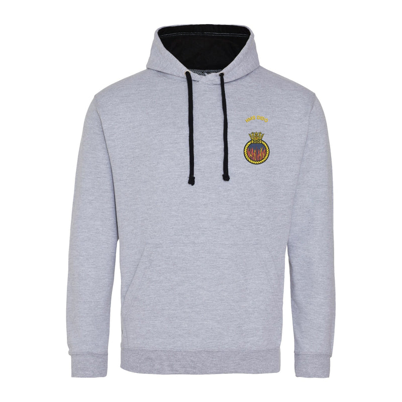 HMS Dido Varsity Contrast Hoodie