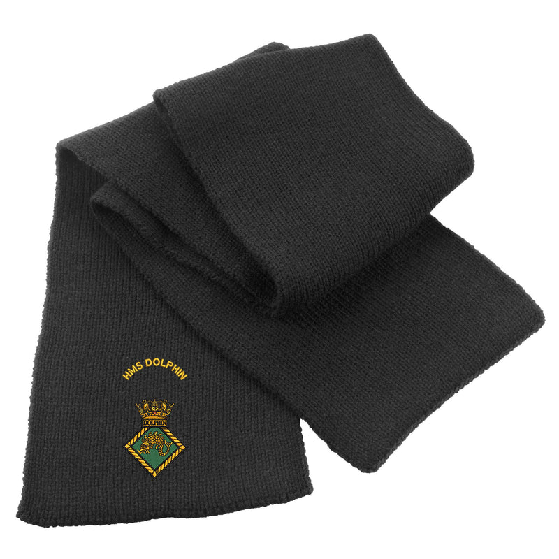 HMS Dolphin Heavy Knit Scarf