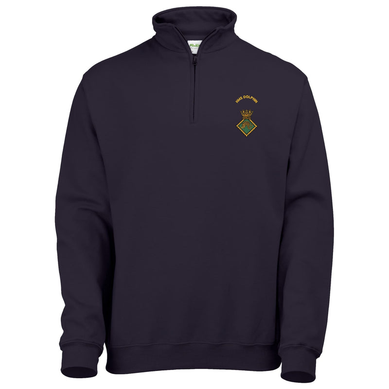 HMS Dolphin Quarter Zip Sweatshirt