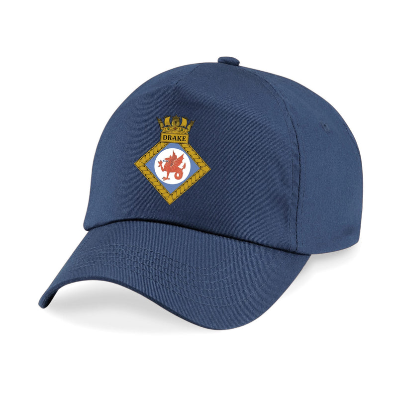 HMS Drake Printed Cap