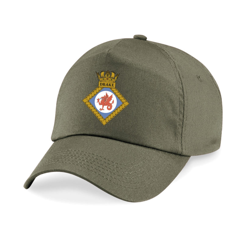 HMS Drake Printed Cap