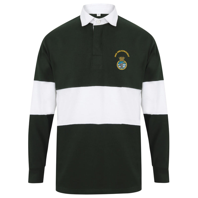 HMS Dreadnought Long Sleeve Panelled Rugby Shirt