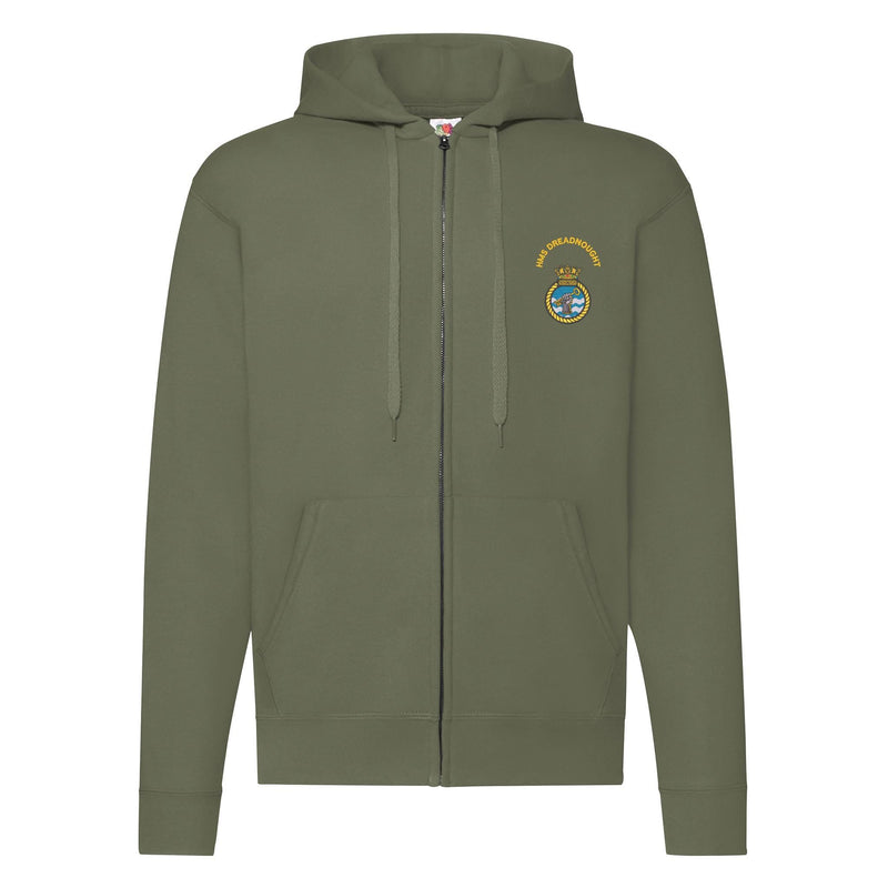 HMS Dreadnought Zipped Hoodie