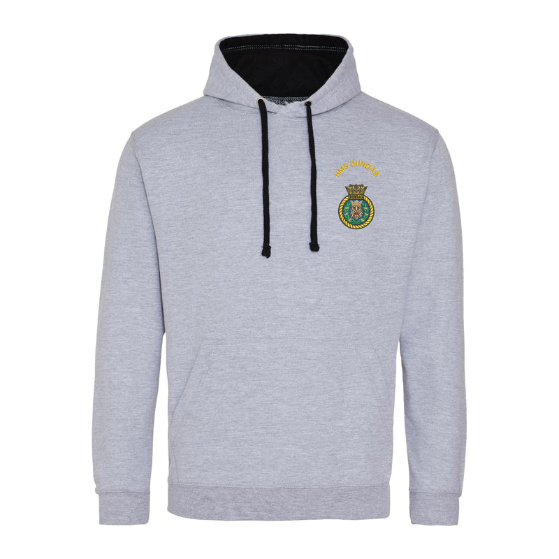HMS Dundas Varsity Contrast Hoodie