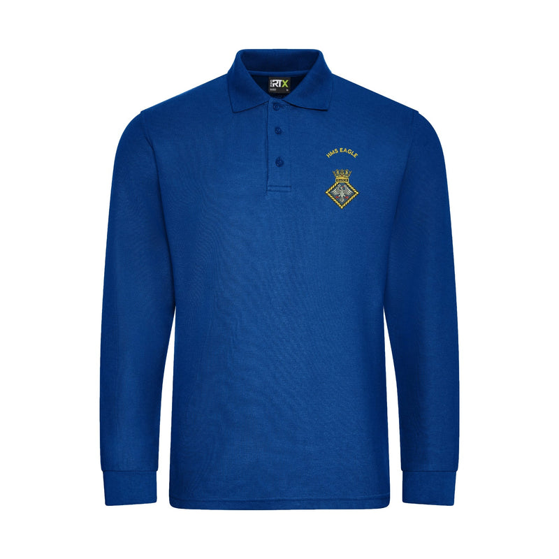 HMS Eagle Long Sleeve Polo Shirt