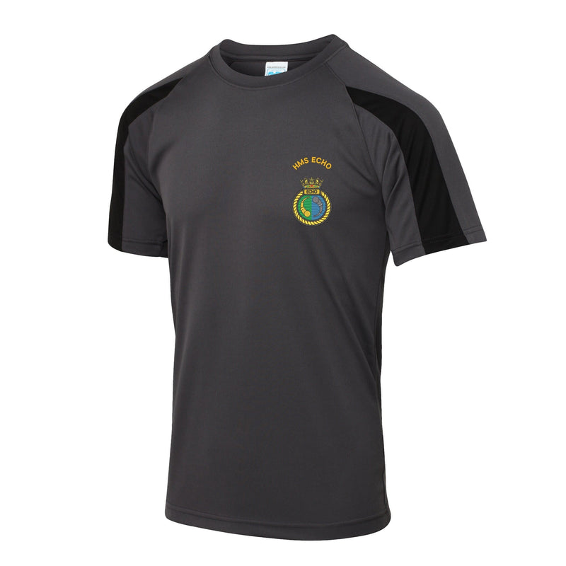 HMS Echo Contrast Polyester T-Shirt