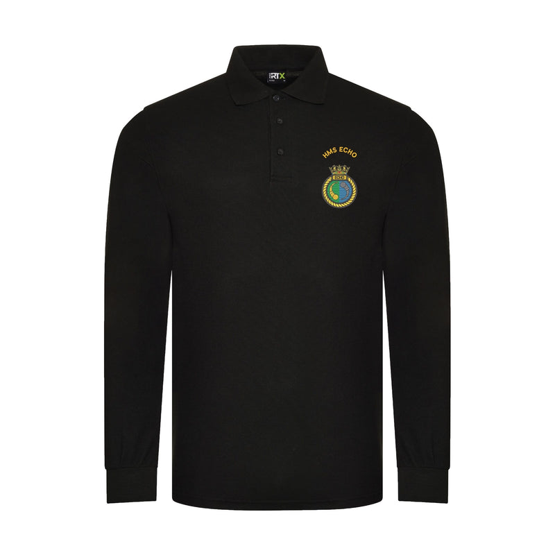 HMS Echo Long Sleeve Polo Shirt