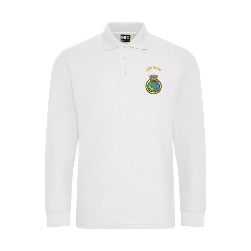 HMS Echo Long Sleeve Polo Shirt