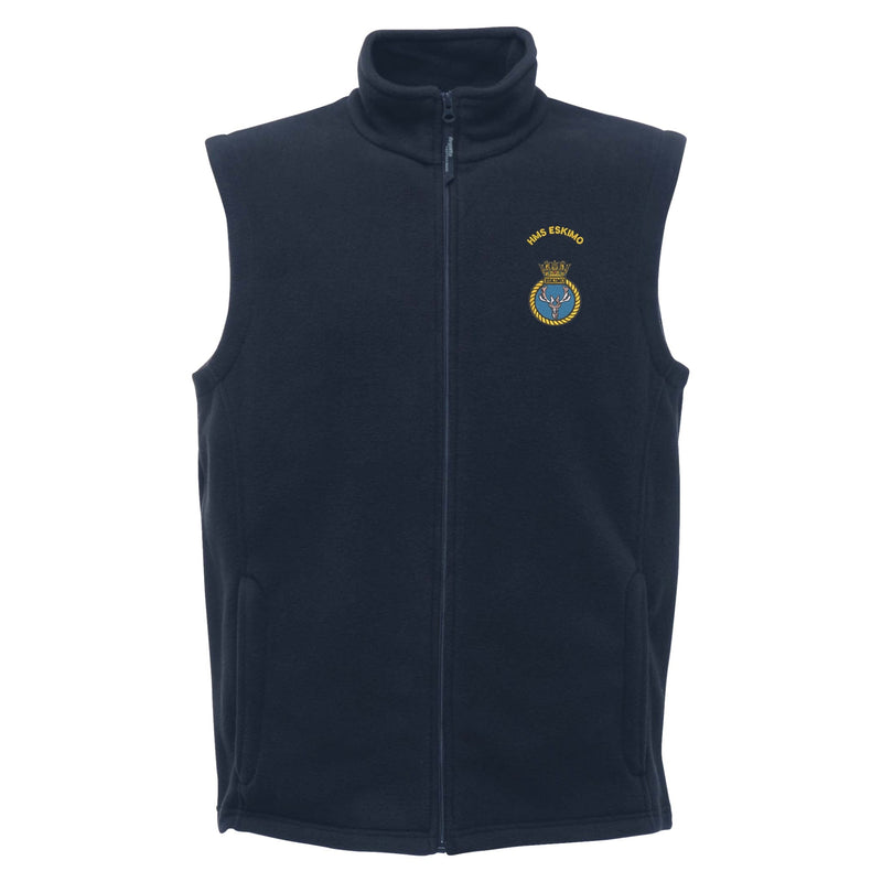 HMS Eskimo Regatta Fleece Bodywarmer