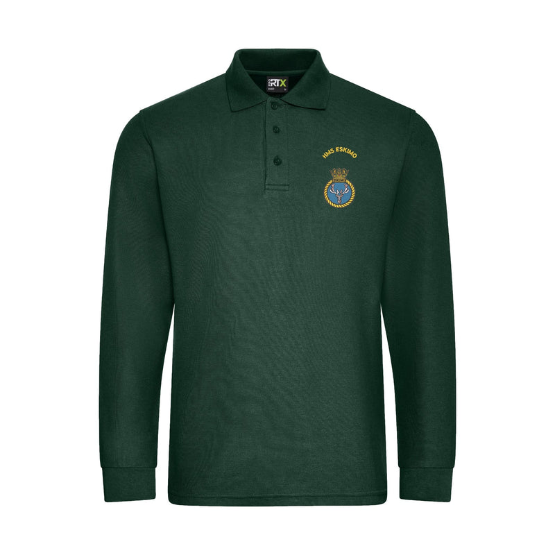 HMS Eskimo Long Sleeve Polo Shirt