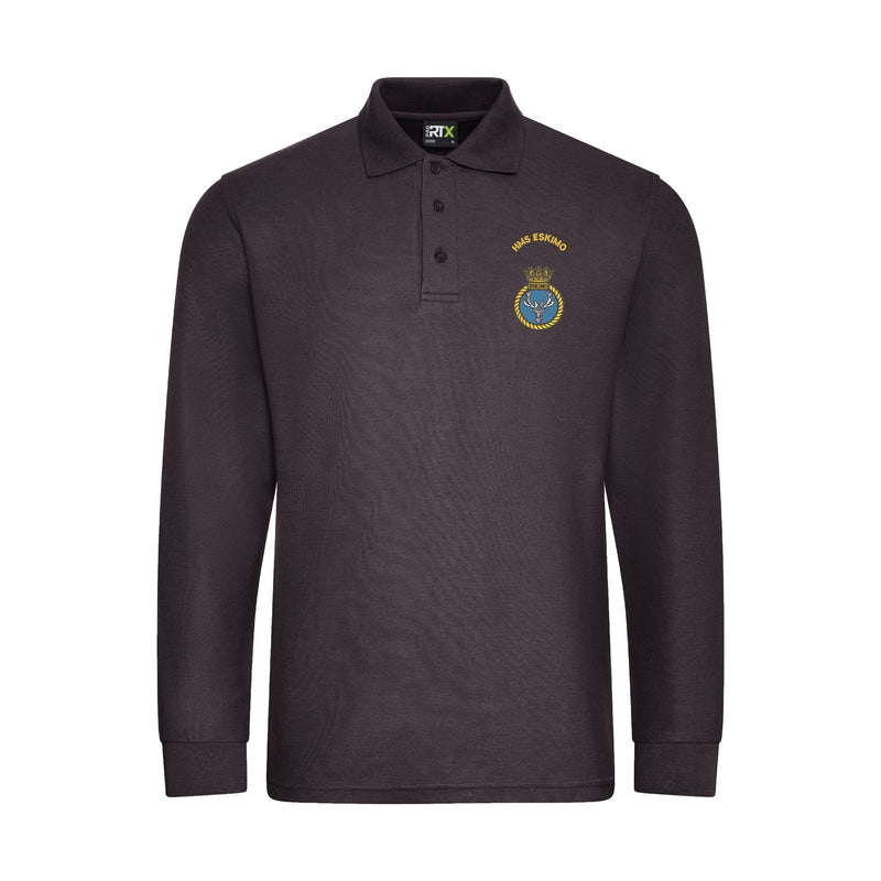 HMS Eskimo Long Sleeve Polo Shirt