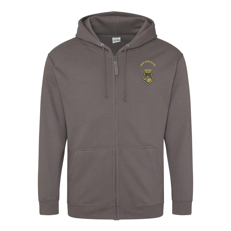 HMS Euryalus Zipped Hoodie