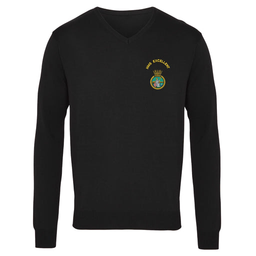 HMS Excellent Arundel Sweater Black