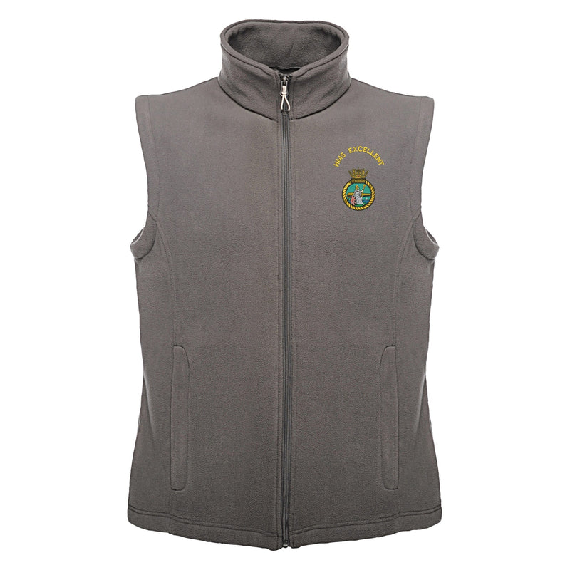 HMS Excellent Regatta Fleece Bodywarmer