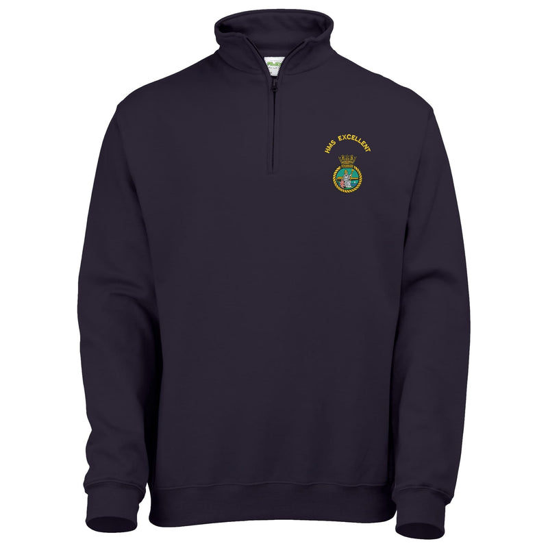 HMS Excellent Quarter Zip Sweatshirt