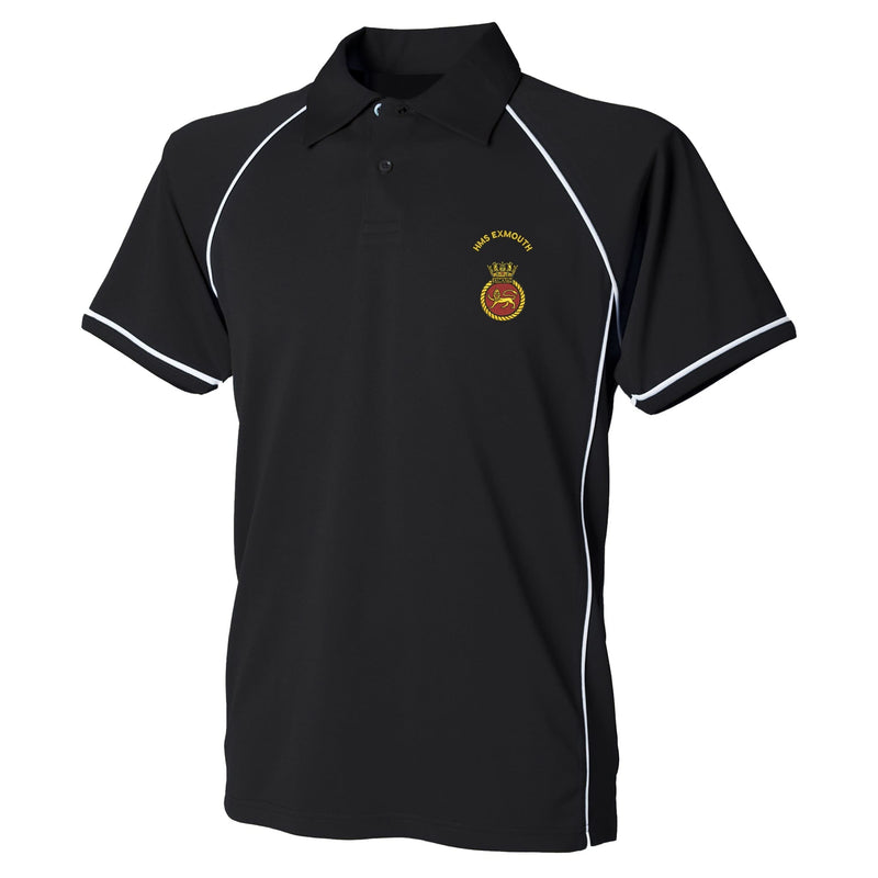 HMS Exmouth Performance Polo