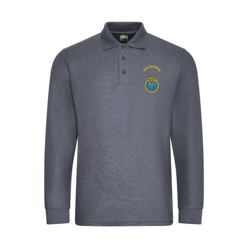 HMS Express Long Sleeve Polo Shirt