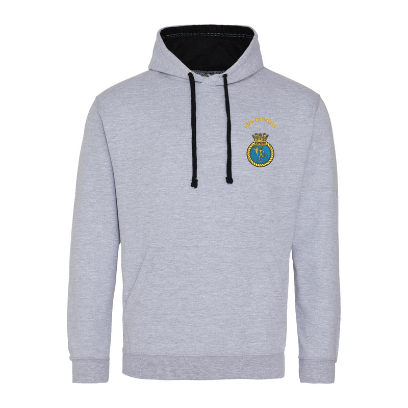 HMS Express Varsity Contrast Hoodie