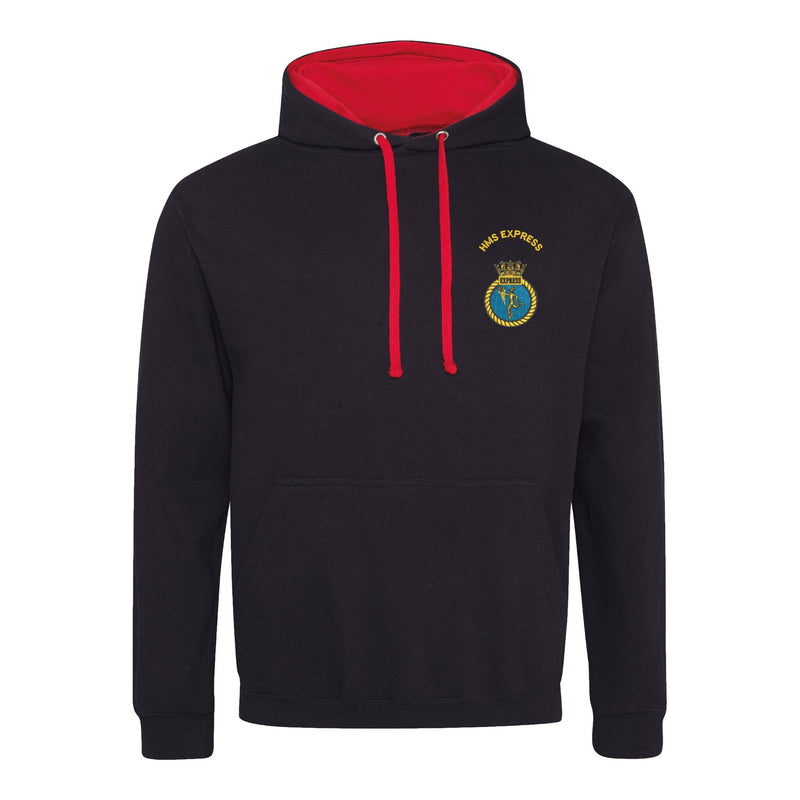 HMS Express Varsity Contrast Hoodie