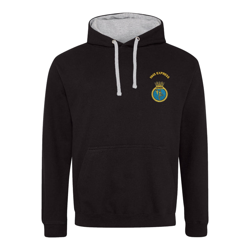 HMS Express Varsity Contrast Hoodie