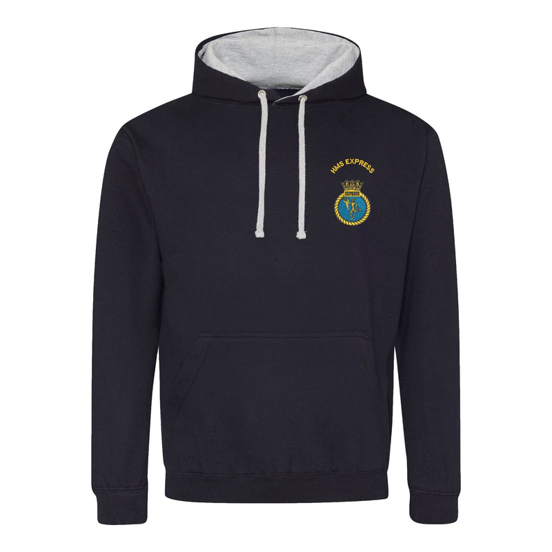 HMS Express Varsity Contrast Hoodie
