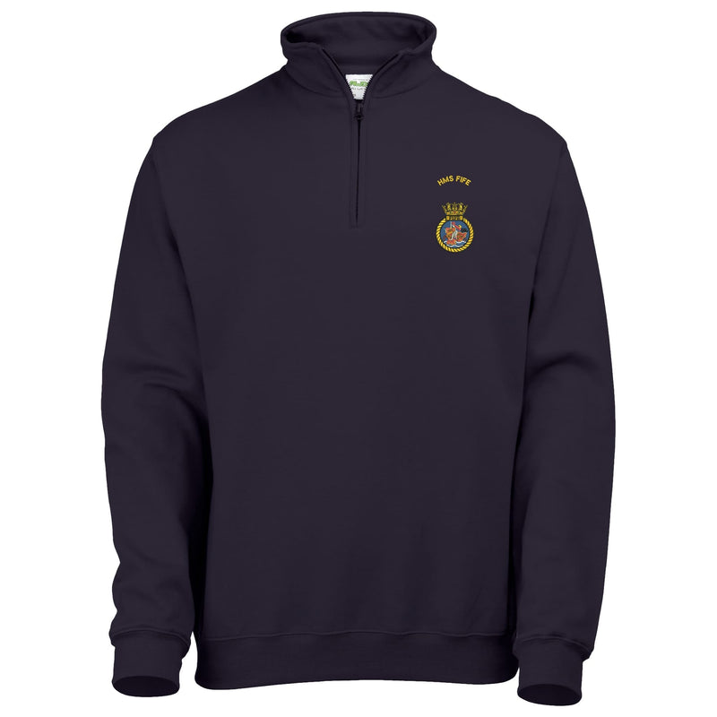HMS Fife Quarter Zip Sweatshirt