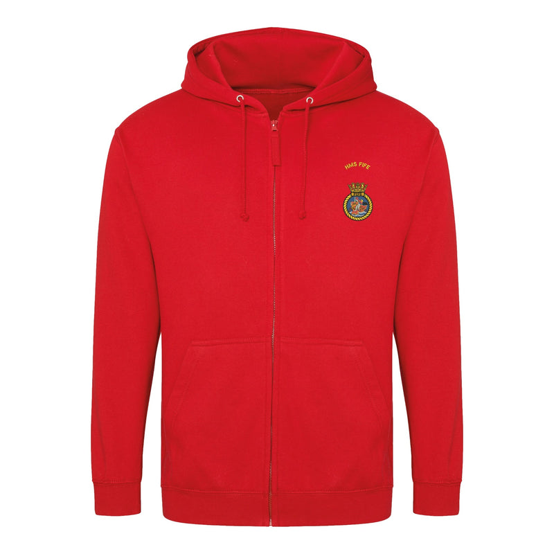 HMS Fife Zipped Hoodie