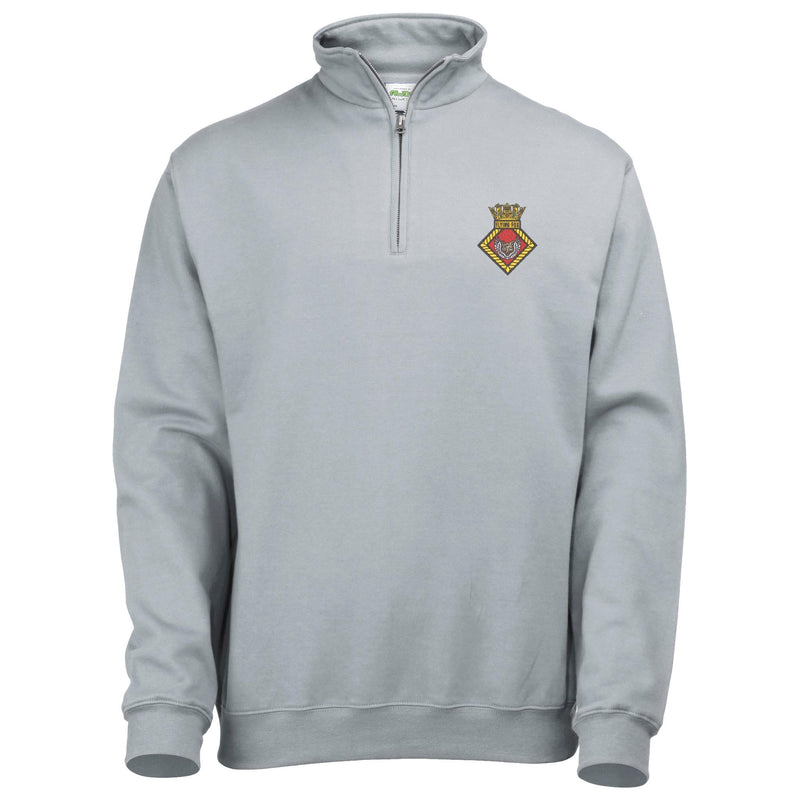 HMS Flying Fox Quarter Zip Sweatshirt