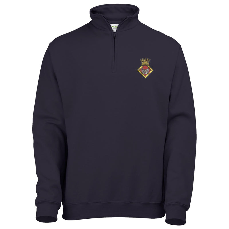 HMS Flying Fox Quarter Zip Sweatshirt
