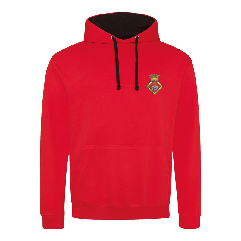 HMS Flying Fox Varsity Contrast Hoodie