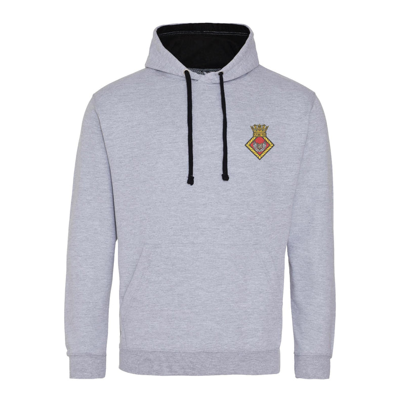 HMS Flying Fox Varsity Contrast Hoodie