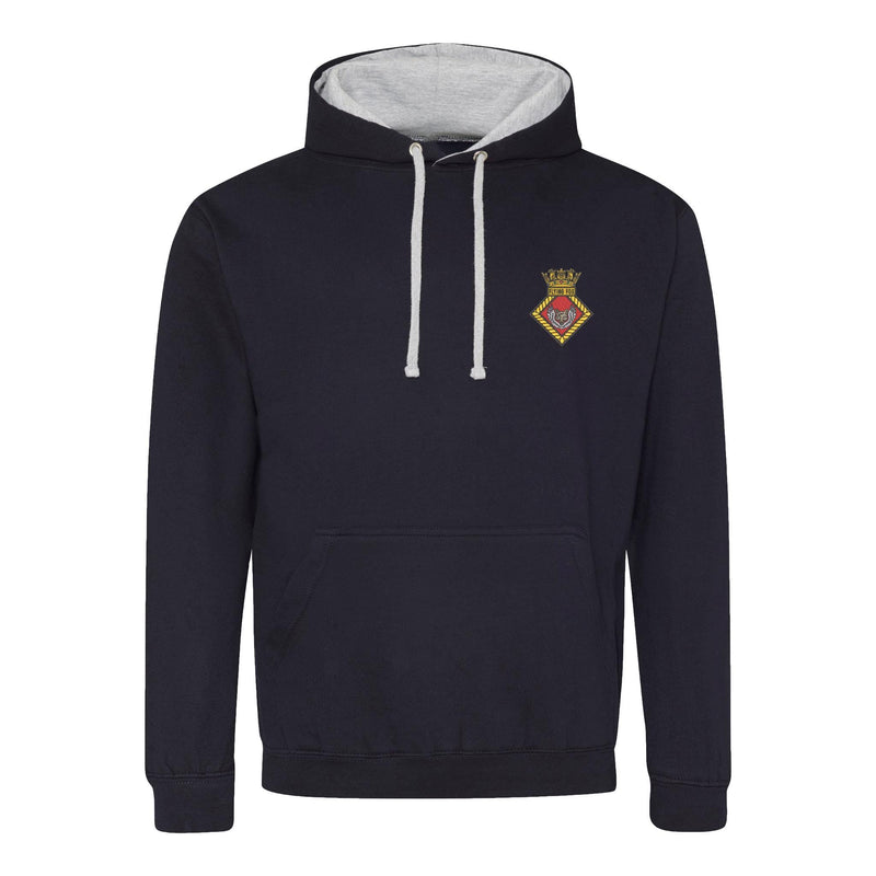 HMS Flying Fox Varsity Contrast Hoodie