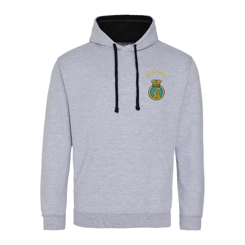 HMS Glasgow Varsity Contrast Hoodie