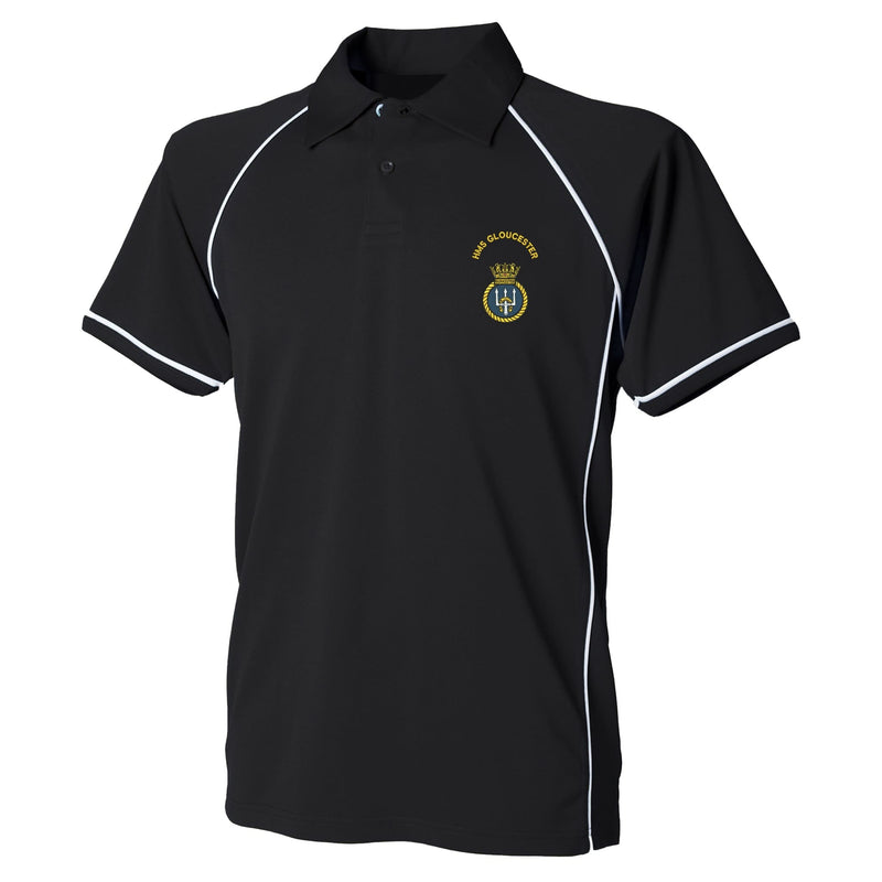 HMS Gloucester Performance Polo