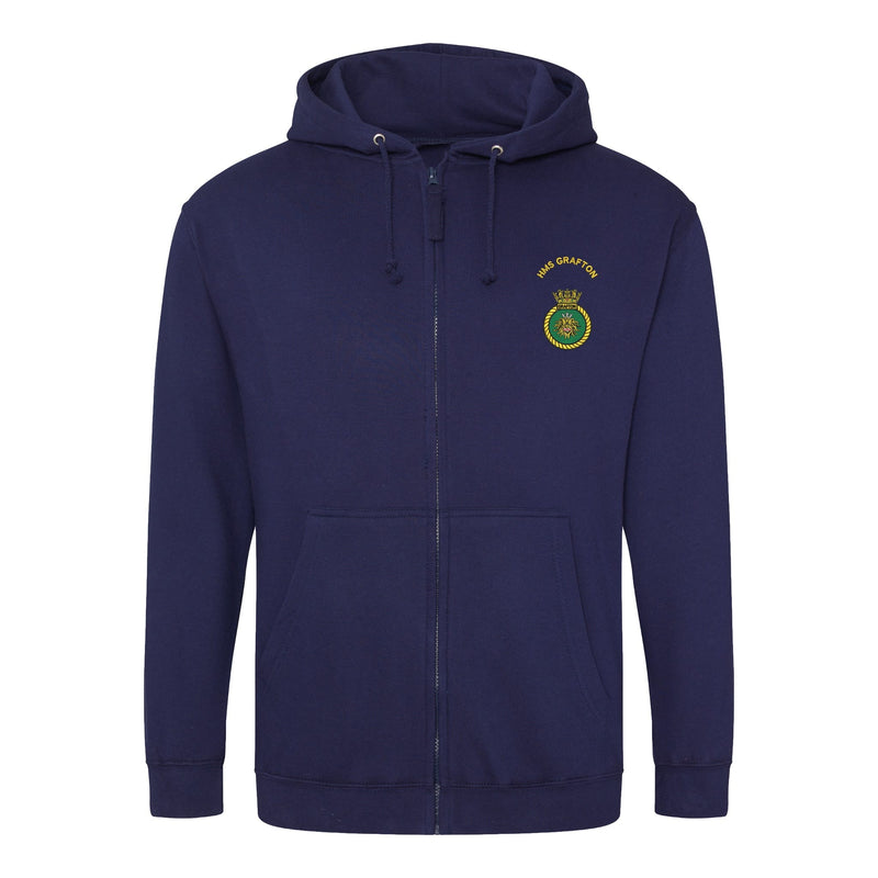 HMS Grafton Zipped Hoodie