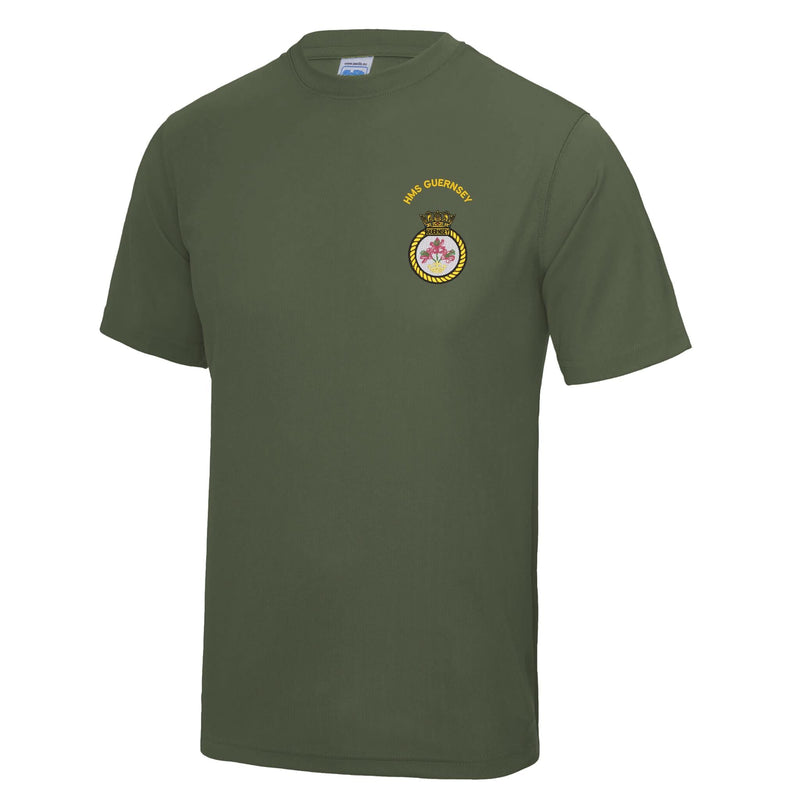 HMS Guernsey Polyester T-Shirt