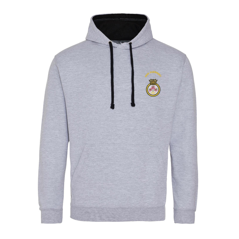 HMS Guernsey Varsity Contrast Hoodie