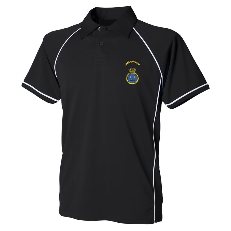 HMS Gurkha Performance Polo