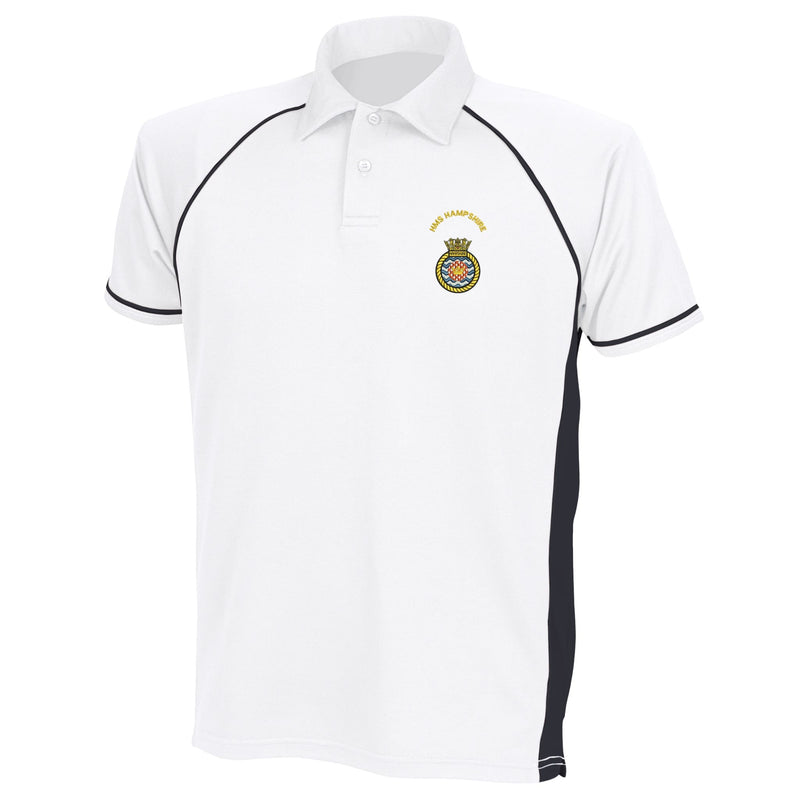 HMS Hampshire Performance Polo