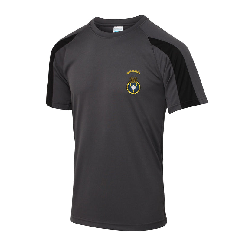 HMS Hardy Contrast Polyester T-Shirt