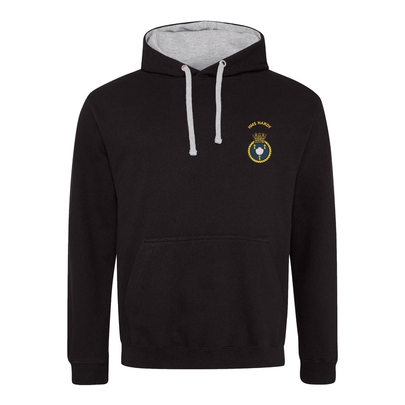 HMS Hardy Varsity Contrast Hoodie