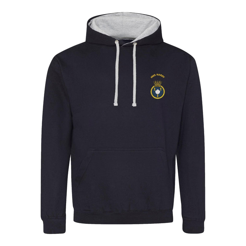 HMS Hardy Varsity Contrast Hoodie