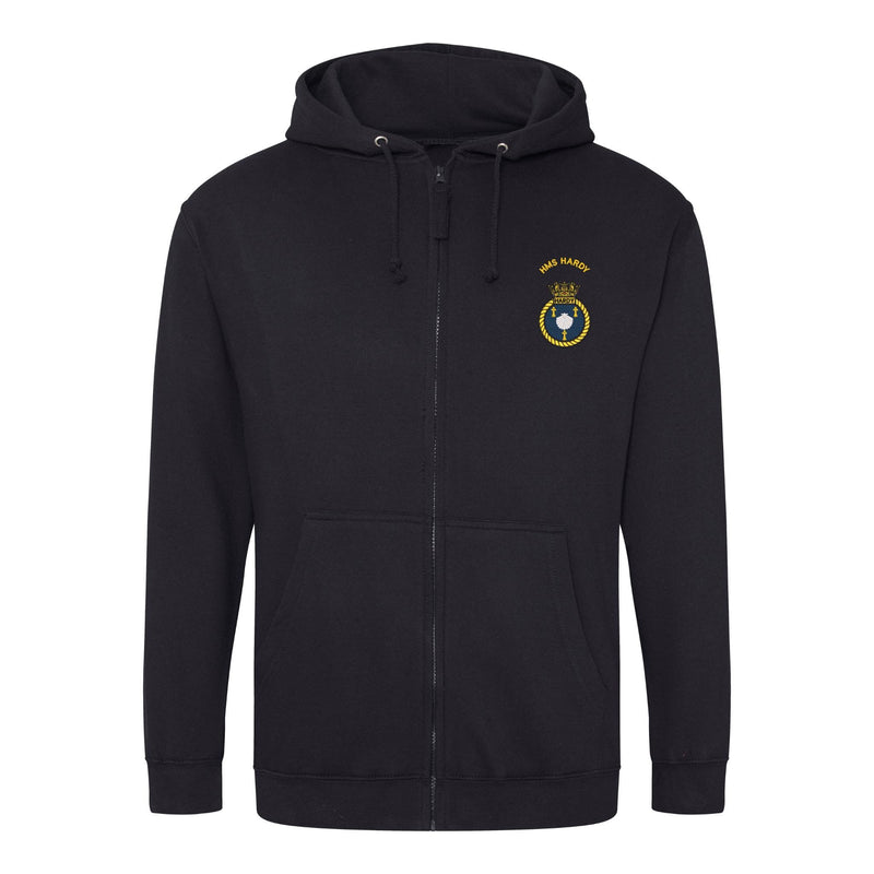 HMS Hardy Zipped Hoodie