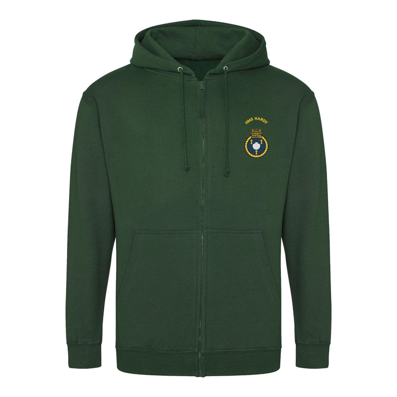 HMS Hardy Zipped Hoodie