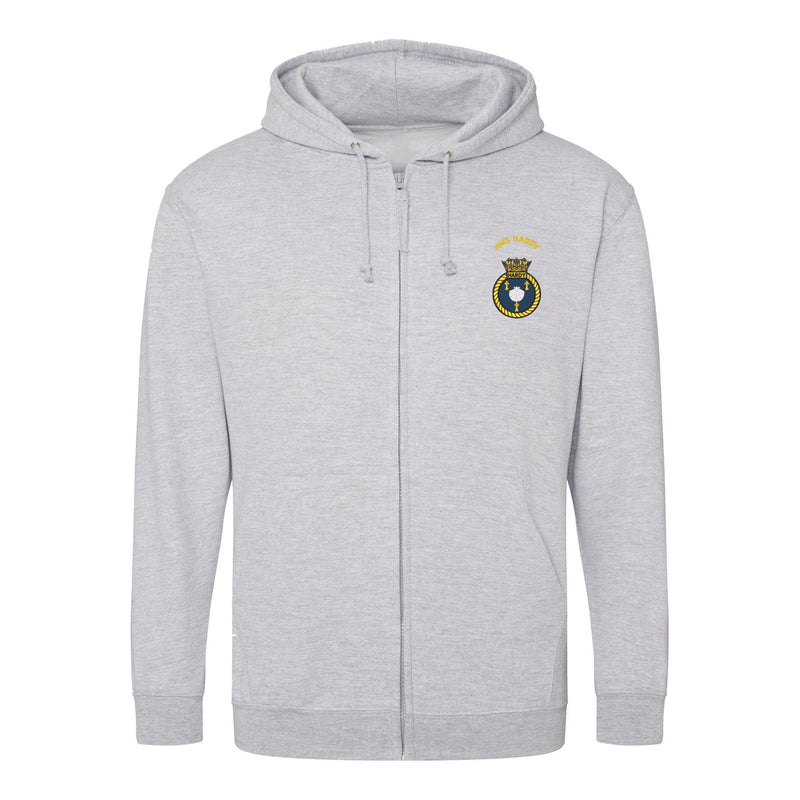 HMS Hardy Zipped Hoodie