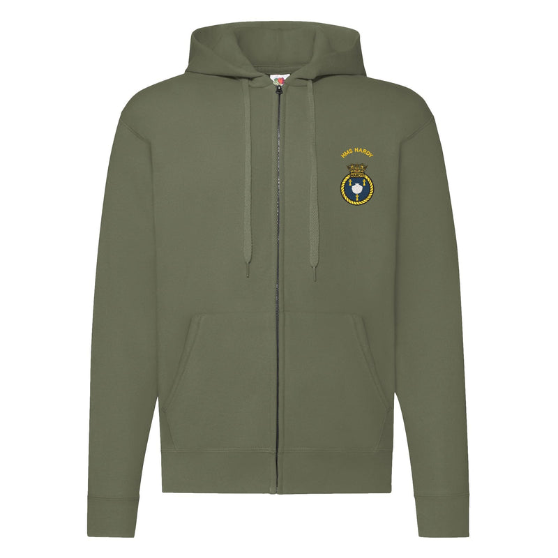 HMS Hardy Zipped Hoodie